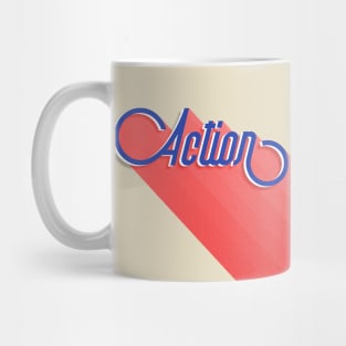 ACTION typography Mug